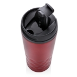 Caneca com função térmica e formato geométrico 300ml Trilliant Colors cor vermelho terceira vista