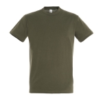 T-shirts promocionais de algodão em várias cores 150 g/m2 SOL'S Regent cor verde militar