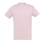 T-shirts promocionais de algodão em várias cores 150 g/m2 SOL'S Regent cor cor-de-rosa claro