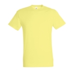 T-shirts promocionais de algodão em várias cores 150 g/m2 SOL'S Regent cor amarelo-claro