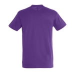 T-shirts promocionais de algodão em várias cores 150 g/m2 SOL'S Regent cor roxo vista traseira