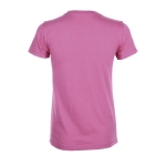 T-shirt barata de algodão em várias cores 150 g/m2 SOL'S Regent cor cor-de-rosa vista traseira