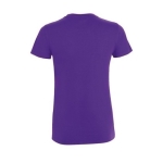 T-shirt barata de algodão em várias cores 150 g/m2 SOL'S Regent cor violeta vista traseira