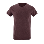 T-shirts cintadas de algodão, gola redonda 150 g/m2 SOL'S Regent Fit cor bordeaux