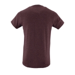 T-shirts cintadas de algodão, gola redonda 150 g/m2 SOL'S Regent Fit cor bordeaux vista traseira