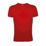 T-shirts cintadas de algodão, gola redonda 150 g/m2 SOL'S Regent Fit cor vermelho quinta vista