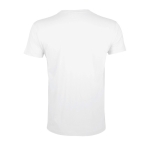 T-shirts cintadas de algodão, gola redonda 150 g/m2 SOL'S Regent Fit cor branco vista traseira