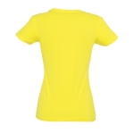 T-shirt para mulher em várias cores, algodão 190 g/m2 SOL'S Imperial cor amarelo vista lateral