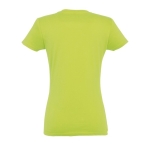 T-shirt para mulher em várias cores, algodão 190 g/m2 SOL'S Imperial cor verde-claro vista traseira