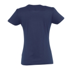 T-shirt para mulher em várias cores, algodão 190 g/m2 SOL'S Imperial cor azul-marinho vista lateral