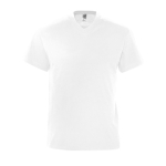 T-shirts para brindes de algodão semi cor branco nona vista