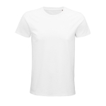 T-shirt unisexo ajustada em algodão orgânico 175 g/m2 SOL'S Pioneer cor branco nona vista