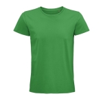 T-shirt unisexo ajustada em algodão orgânico 175 g/m2 SOL'S Pioneer cor verde oitava vista