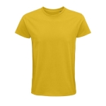 T-shirt unisexo ajustada em algodão orgânico 175 g/m2 SOL'S Pioneer cor dourado