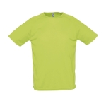 T-shirts transpiráveis com logo em poliester 140 g/m2 SOL'S Sporty cor verde-claro oitava vista