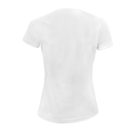 T-shirts desportivas transpiráveis em poliester 140 g/m2 SOL'S Sporty cor branco vista traseira