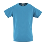 T-shirt desporto infantil poliester transpirável 140 g/m2 SOL'S Sporty