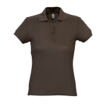 Polos com logo slim fit para mulher em algodão 170 g/m2 SOL'S Passion nona vista