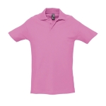 Polos personalizados de algodão ringspun 210 g/m2 SOL'S Spring cor cor-de-rosa