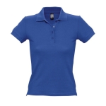 Polo de qualidade para mulher, algodão ringspun 210 g/m2 SOL'S People cor azul real terceira vista