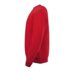 Sweatshirt de poliester e algodão de tacto suave 260 g/m2 SOL'S Spider cor vermelho vista lateral