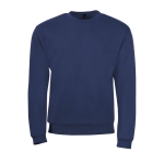 Sweatshirt de poliester e algodão de tacto suave 260 g/m2 SOL'S Spider cor azul-marinho