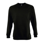 Sweatshirt personalizada, algodão, poliester 280 g/m2 SOL'S New Supreme cor preto