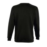 Sweatshirt personalizada, algodão, poliester 280 g/m2 SOL'S New Supreme cor preto vista traseira