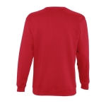 Sweatshirt personalizada, algodão, poliester 280 g/m2 SOL'S New Supreme cor vermelho vista traseira