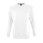 Sweatshirt personalizada, algodão, poliester 280 g/m2 SOL'S New Supreme cor branco nona vista