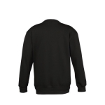 Sweatshirt infantil algodão, poliester 280 g/m2 SOL'S New Supreme Kids cor preto vista traseira