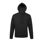 Sweatshirts em algodão e poliester com capuz 280 g/m2 SOL'S Snake cor preto