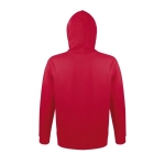 Sweatshirts em algodão e poliester com capuz 280 g/m2 SOL'S Snake cor vermelho vista traseira