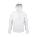 Sweatshirts em algodão e poliester com capuz 280 g/m2 SOL'S Snake cor branco nona vista