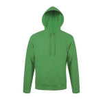 Sweatshirts em algodão e poliester com capuz 280 g/m2 SOL'S Snake cor verde oitava vista