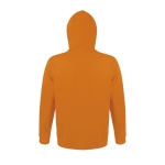 Sweatshirts em algodão e poliester com capuz 280 g/m2 SOL'S Snake cor cor-de-laranja vista traseira