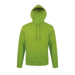 Sweatshirts em algodão e poliester com capuz 280 g/m2 SOL'S Snake cor verde-lima