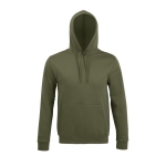 Sweatshirts em algodão e poliester com capuz 280 g/m2 SOL'S Snake cor verde militar