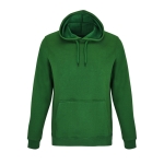 Sweatshirts em algodão e poliester com capuz 280 g/m2 SOL'S Snake cor verde-escuro