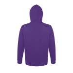 Sweatshirts em algodão e poliester com capuz 280 g/m2 SOL'S Snake cor roxo vista traseira