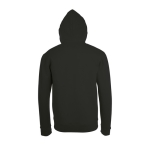 Hoodies personalizados com bolsos canguru 260 g/m2 SOL'S Stone cor preto vista traseira