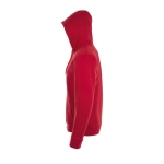 Hoodies personalizados com bolsos canguru 260 g/m2 SOL'S Stone cor vermelho vista lateral