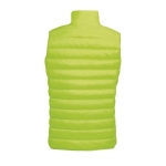 Colete personalizado acolchoado, nylon e poliester 180 g/m2 SOL'S Wave cor verde fluorescente vista traseira