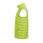 Colete personalizado acolchoado, nylon e poliester 180 g/m2 SOL'S Wave cor verde fluorescente vista lateral