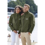 Casaco softshell personalizável em poliester 340 g/m2 SOL'S Relax cor verde militar