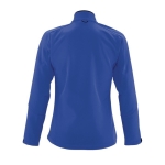 Casacos softshell para mulher em poliester 340 g/m2 SOL'S Roxy cor azul real vista traseira