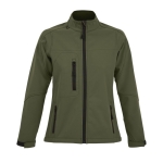 Casacos softshell para mulher em poliester 340 g/m2 SOL'S Roxy cor verde militar