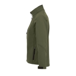 Casacos softshell para mulher em poliester 340 g/m2 SOL'S Roxy cor verde militar vista traseira