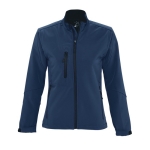 Casacos softshell para mulher em poliester 340 g/m2 SOL'S Roxy cor azul ultramarino terceira vista