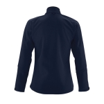 Casacos softshell para mulher em poliester 340 g/m2 SOL'S Roxy cor azul ultramarino vista traseira